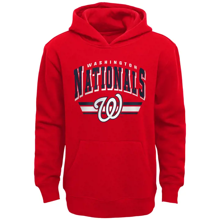 Sweat à capuche polaire Washington Nationals MLB pour jeune BF 21 rouge