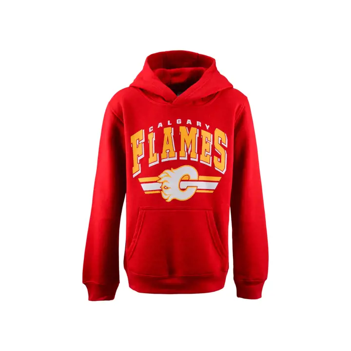 Calgary Flames NHL Sweat à Capuche Polaire BF Jeune 21 Noir