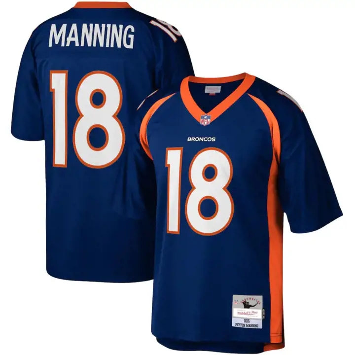Denver Broncos NFL Maillot Rétro M&N marine