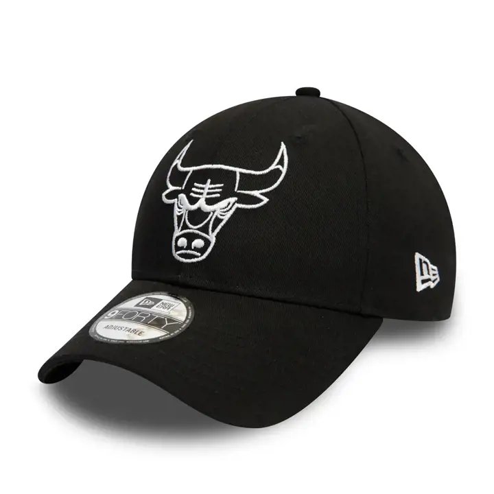 Casquette Chicago Bulls NBA League Essential 9FORTY Noir/Blanc