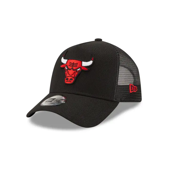 Chicago Bulls NBA Casquette Trucker Noire/Noire