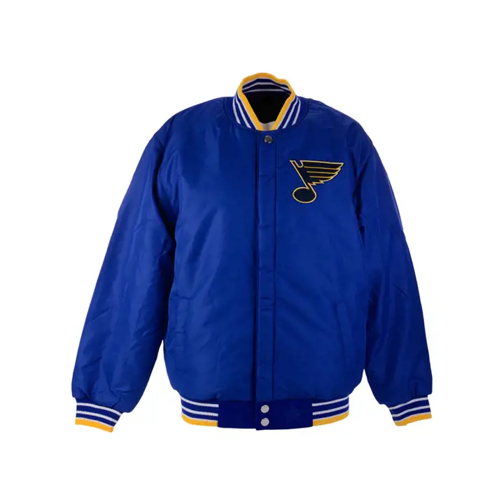 Veste de survêtement bleue St. Louis Blues NHL Rev Wool Hat Trick