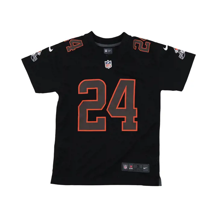 Maillot de match NFL Cleveland Browns pour jeune Eclipse Nick Chubb bl