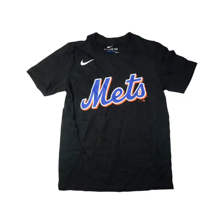 T-Shirt Enfant Logo MLB Nike New York Mets noir 1