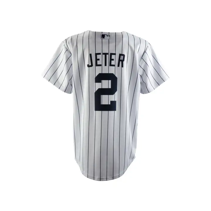 Maillot MLB Nike Enfant Yankees Coop Derek Jeter BLANC