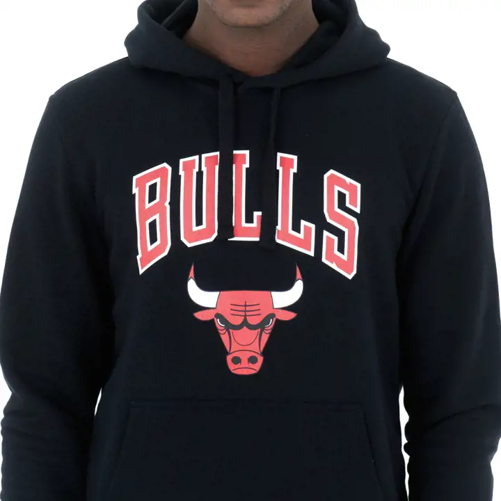 Sweat à capuche NBA Chicago Bulls NOS noir/rouge