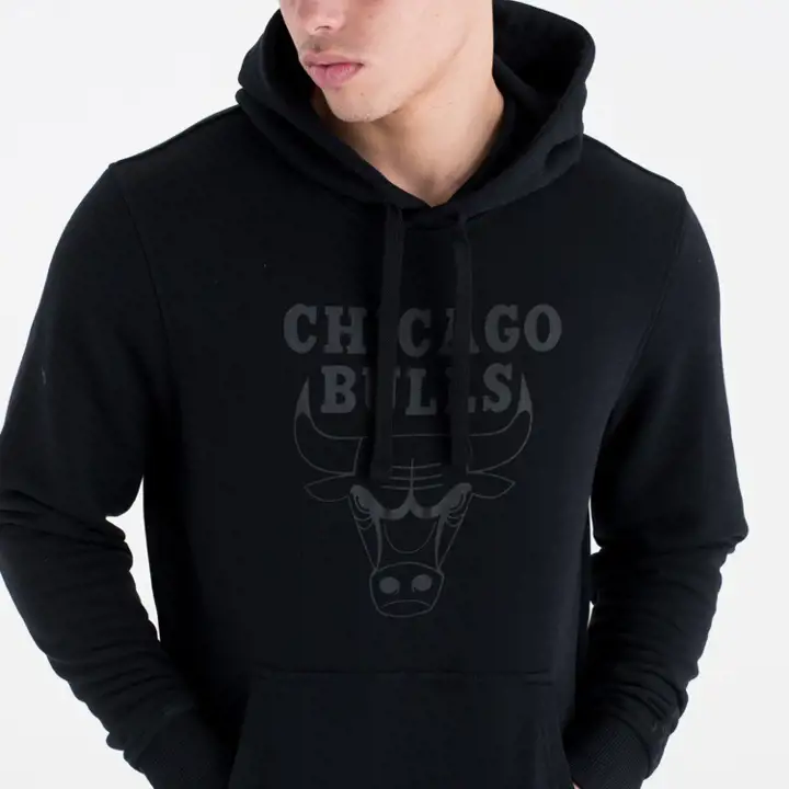 Chicago Bulls NBA HOODY NOS NOIR/NOIR