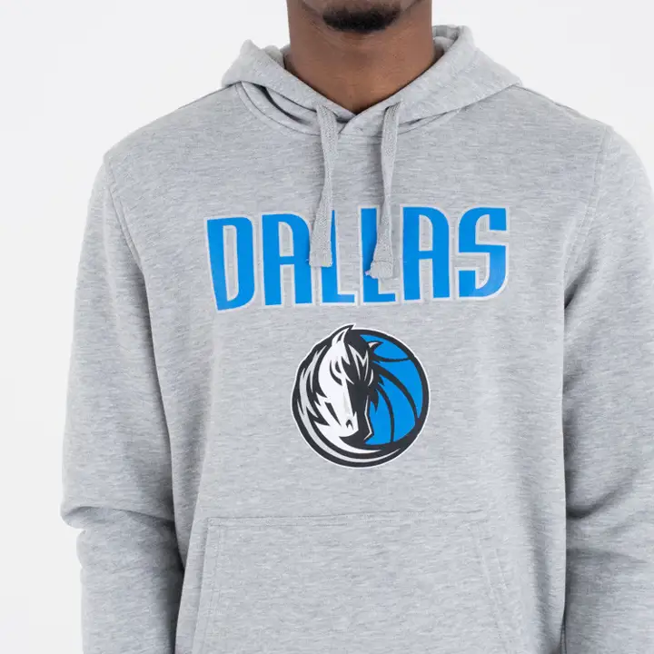 Dallas Mavericks NBA SWEAT À CAPUCHE NOUVEAU GRIS