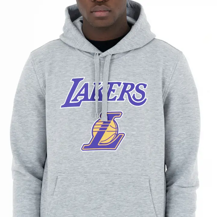 Los Angeles Lakers Sweat à capuche NBA NEUF GRIS