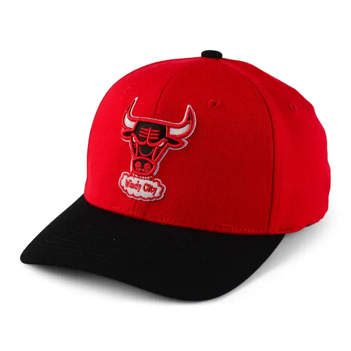 Casquette Chicago Bulls NBA 2 Tone 2.0 Stretch Snapback ROUGE/NOIR/G