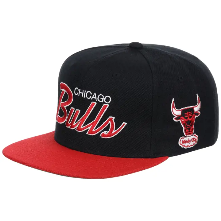 Casquette Snapback Chicago Bulls NBA Team Script 2.0 NOIR/ROUGE/VERT