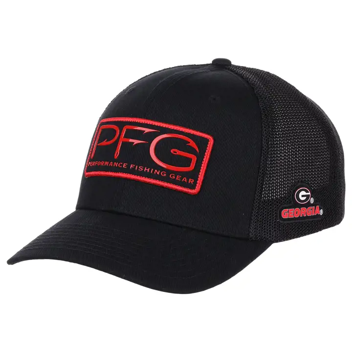 Georgia NCAA PFG Hook Flex BLK