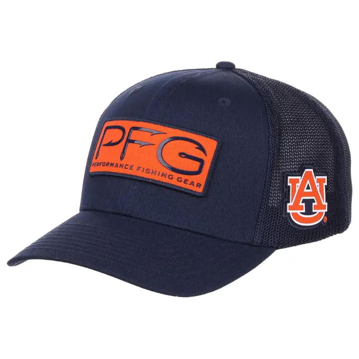 Auburn NCAA PFG Hook Flex MARINE