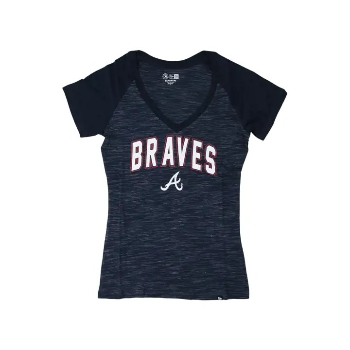 T-shirt Femme MLB Atlanta Braves Reverse Space Dye 22 MARINE