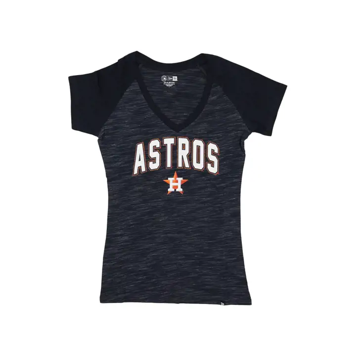 T-shirt MLB Houston Astros pour femme – modèle Space Dye inversé 22 – BLEU MARINE