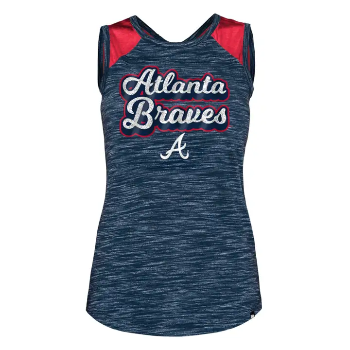 Débardeur Femme Atlanta Braves MLB Space Dye 22 BLEU