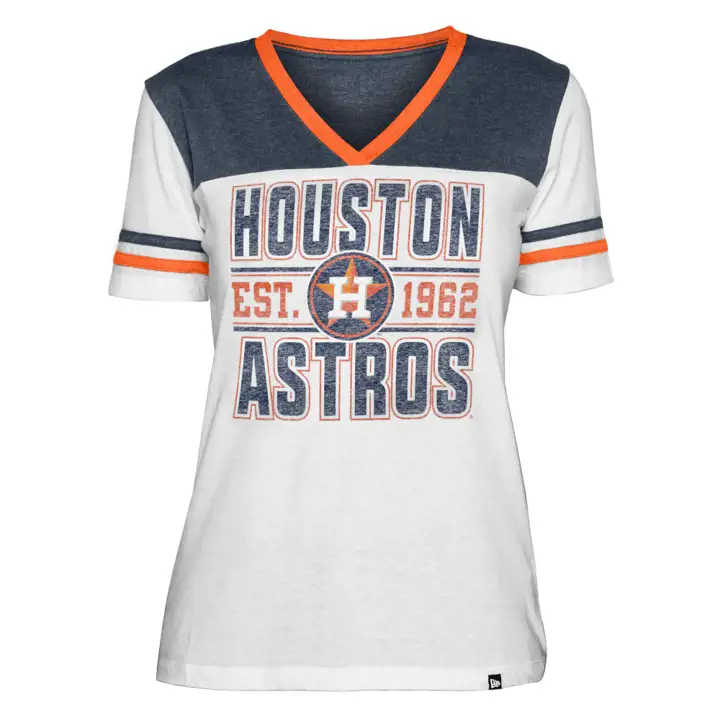 T-shirt en jersey femme bi-mélange MLB HOUSTON ASTROS 22 BLC