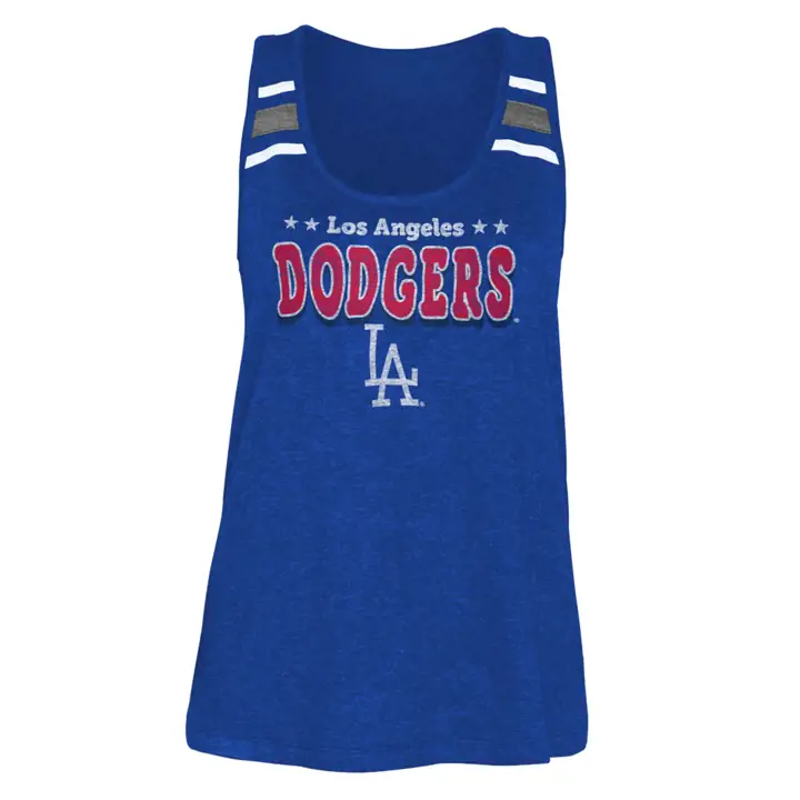 LOS ANGELES DODGERS Débardeur bi-matière MLB Femme 22 BLEU