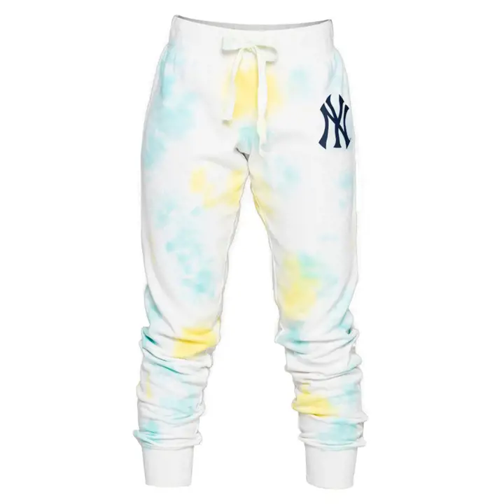 Pantalon de jogging tie-dye pour femme MLB New York Yankees 22 AST