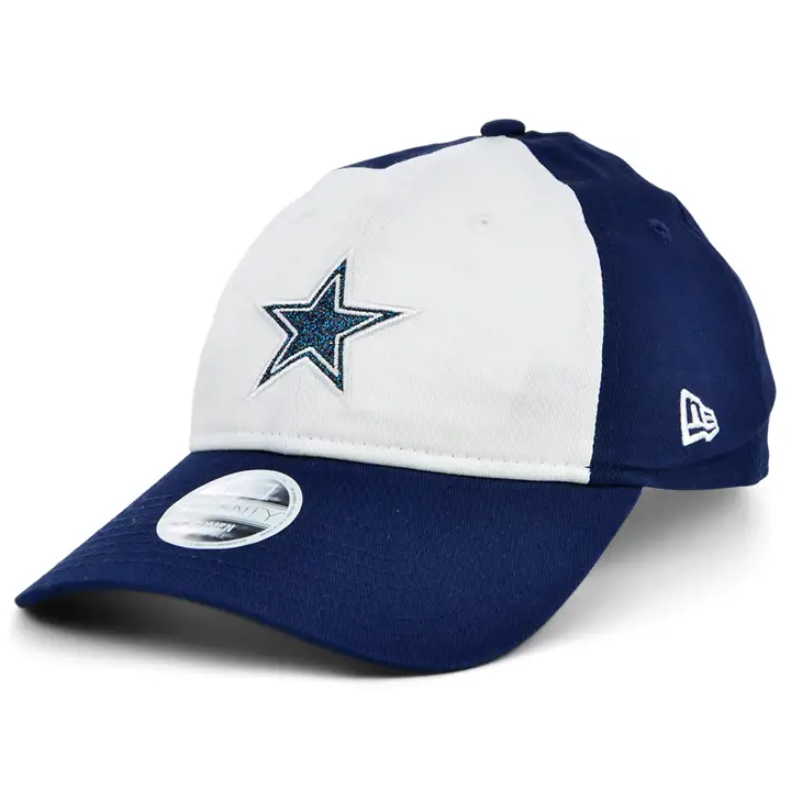 Casquette Dallas Cowboys NFL Logo Glam 9TWENTY pour femme blanc/bleu marine