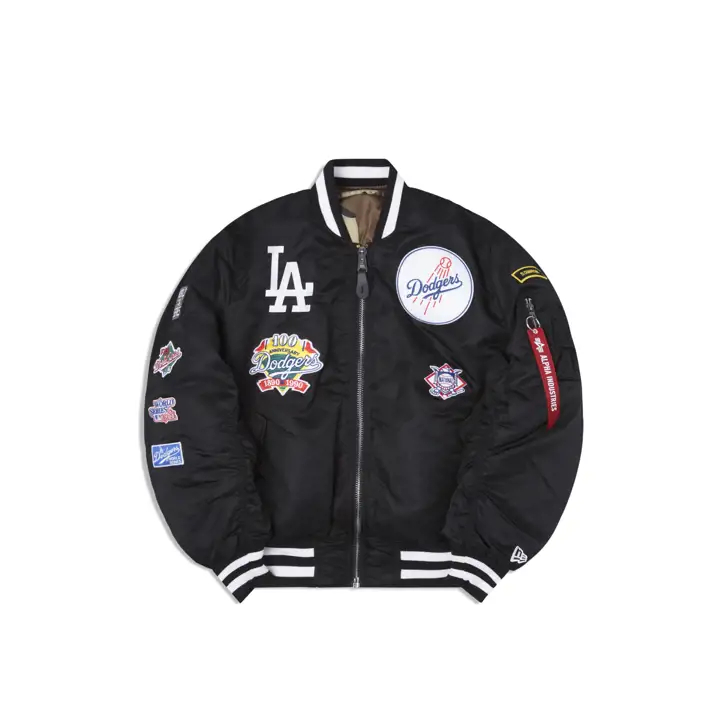 Blouson Aviateur Los Angeles Dodgers MLB ALPHA BLK/CAMO