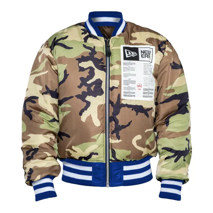 Blouson Aviateur MLB ALPHA Chicago Cubs RBL/CAMO