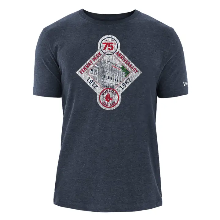 T-shirt Boston Red Sox MLB NE Coop Patch Blend BLEU MARINE