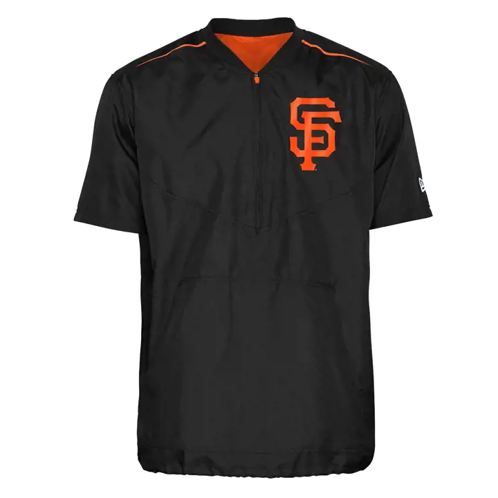 Veste d'entraînement MLB San Francisco Giants NE MC Noire