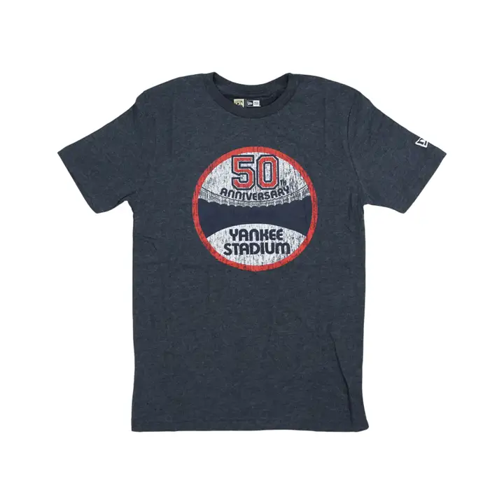 T-shirt New York Yankees MLB NE Coop Patch Blend BLEU MARINE