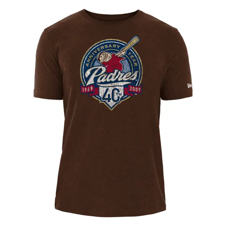 T-shirt San Diego Padres MLB NE Coop Patch Blend BRN