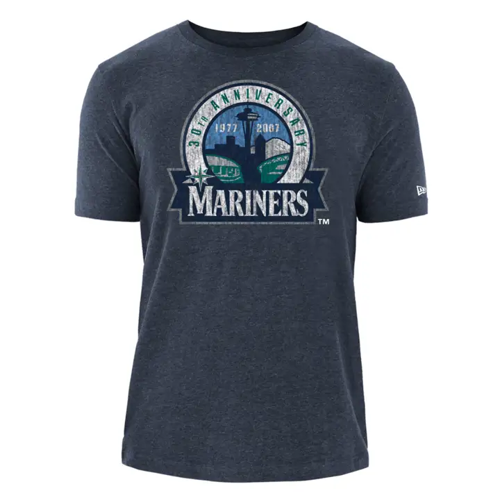T-shirt Seattle Mariners MLB NE Coop Patch Blend BLEU MARINE