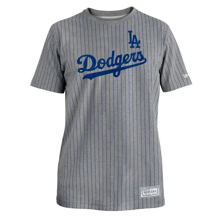 Haut d'équipage Los Angeles Dodgers MLB NE Throwback à rayures fines II G