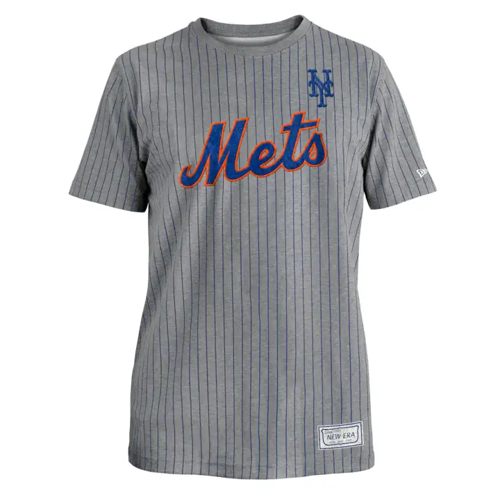 Haut de l'équipage rayé New York Mets MLB NE Throwback II GRY