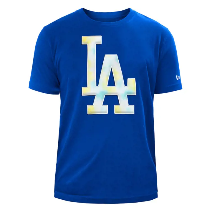 T-shirt Los Angeles Dodgers MLB NE en appliqué tie-dye RBL