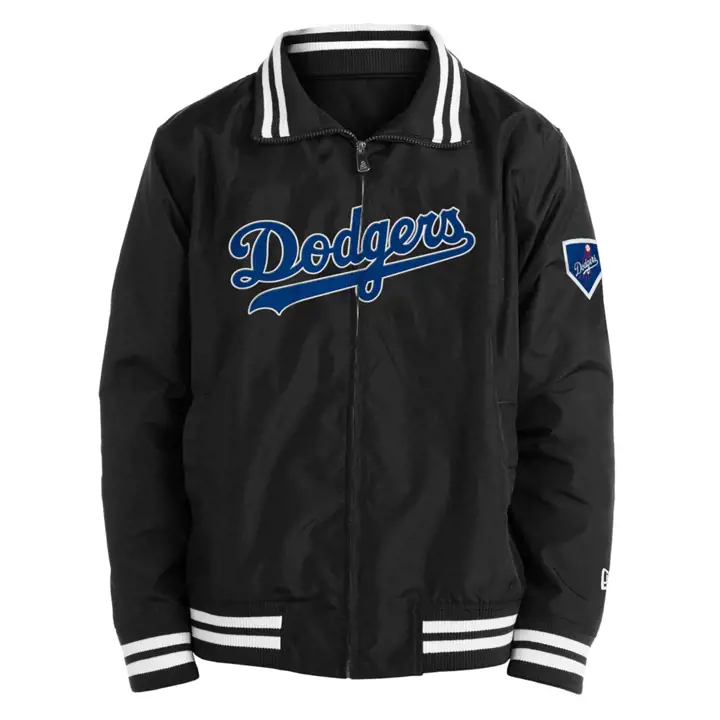 Veste de survêtement Los Angeles Dodgers MLB NE Home Plate noire