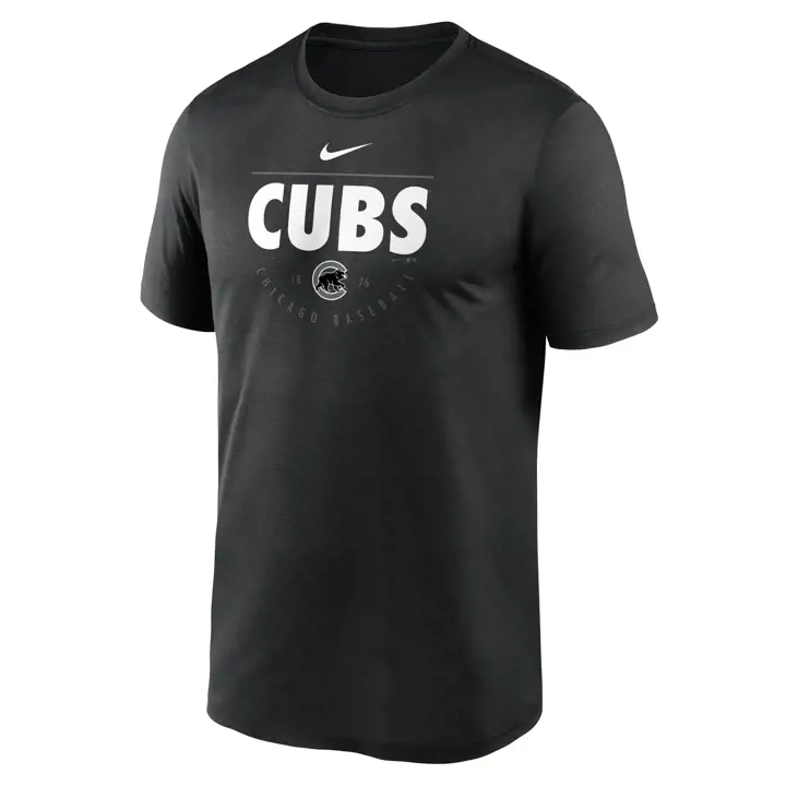 T-shirt Légende B-Dub Nike des Cubs de Chicago noir