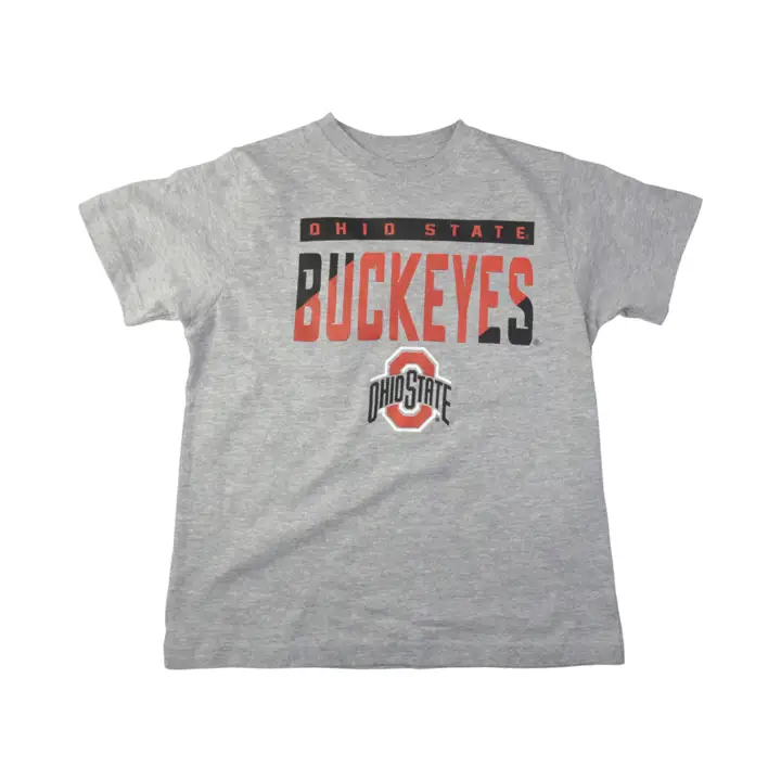T-shirt enfant NCAA Ohio State Buckeyes Ground Control gris