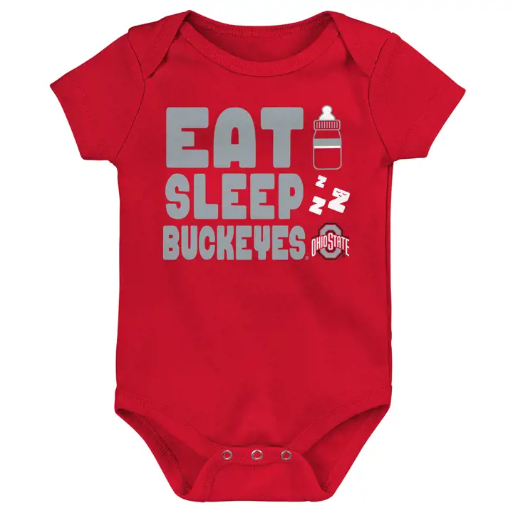 Barboteuse Ohio State Buckeyes NCAA Newborn Pint Anthem noire