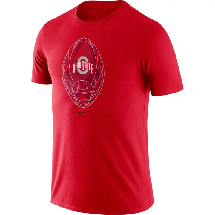 T-shirt Icone Légende Buckeyes Ohio State NCAA 21 Rouge