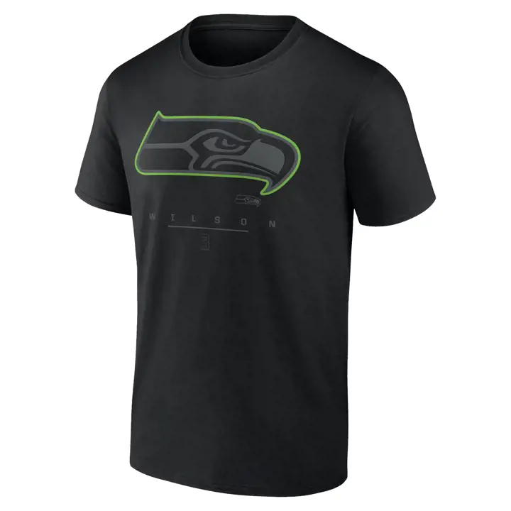 T-shirt Russell Wilson, joueur emblématique des Seattle Seahawks (NFL)