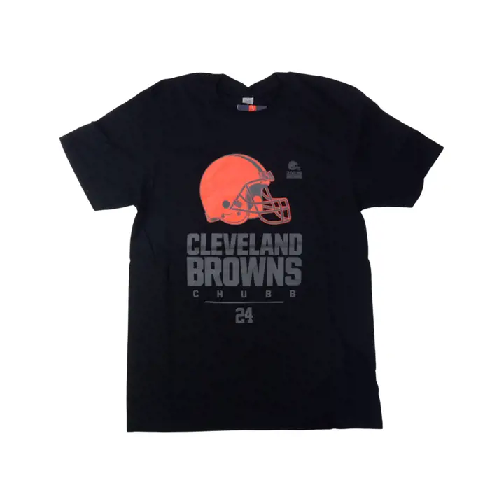 Cleveland Browns NFL T-shirt Joueur Célèbre Nick Chubb Noir