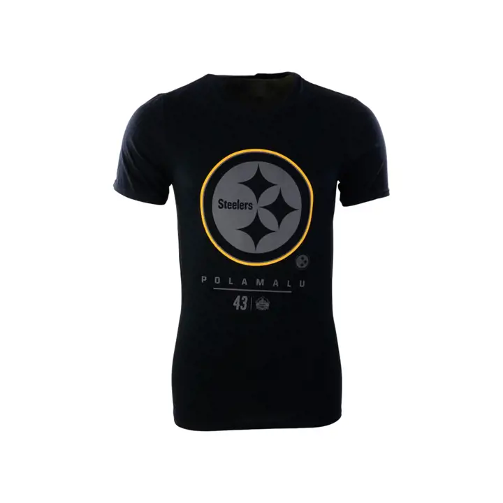 T-shirt joueur célèbre des Steelers de Pittsburgh (NFL) – Troy Polamalu
