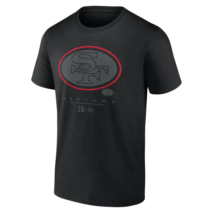 T-shirt Joe Montana, joueur emblématique des 49ers de San Francisco (NFL)