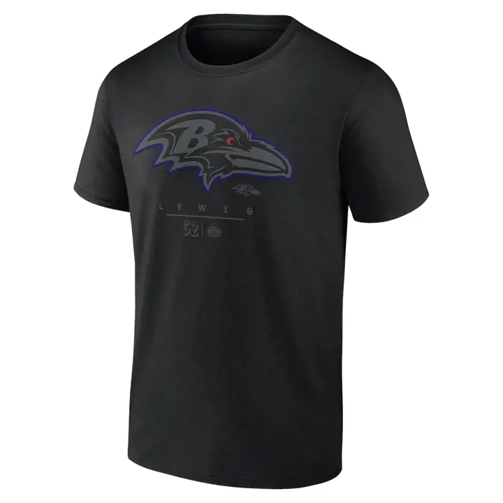 T-shirt NFL Baltimore Ravens joueur emblématique Ray Lewis noir