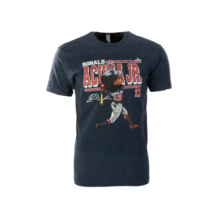 T-shirt de joueur Atlanta Braves MLB Premium Level marine