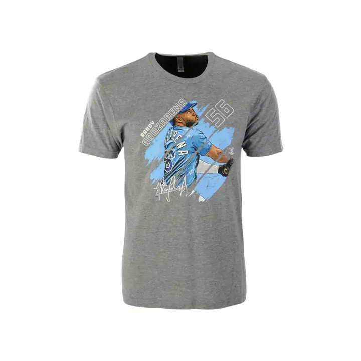 T-shirt joueur de niveau supérieur Tampa Bay Rays MLB gris