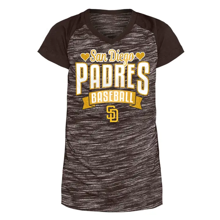 San Diego Padres MLB NE Fille Espace chiné inversé 22 marron