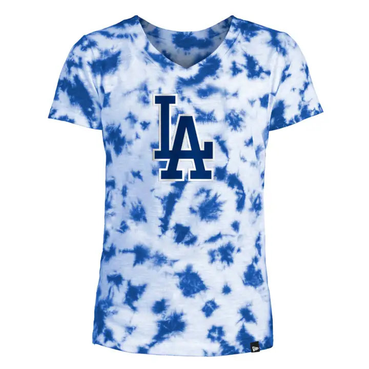 T-shirt Tie-Dye Filles Slub Los Angeles Dodgers MLB NE 22 rbl