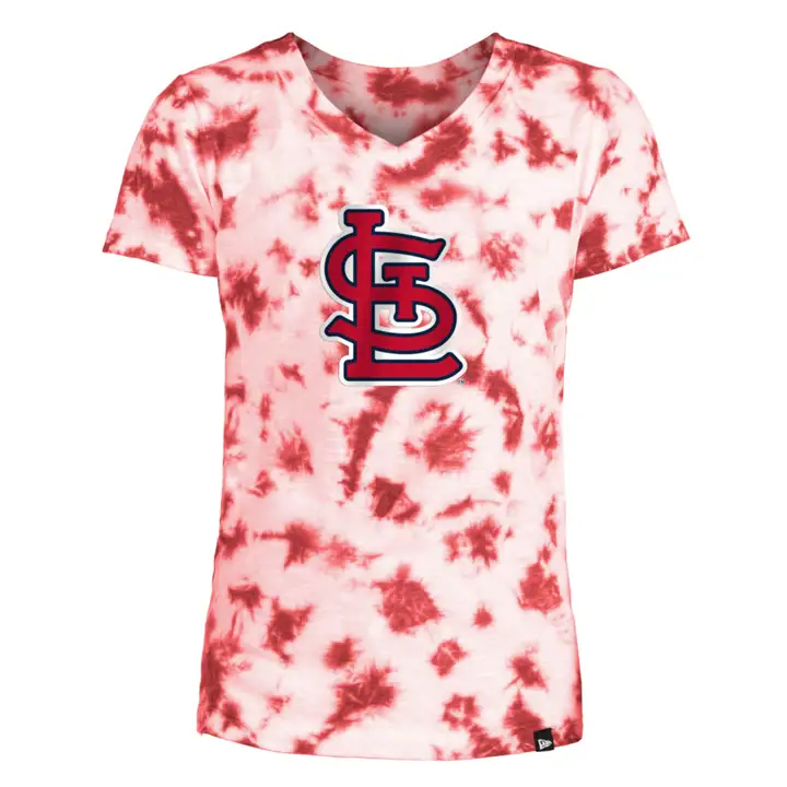 T-shirt Slub Tie-Dye Fille MLB St. Louis Cardinals 22 Marine