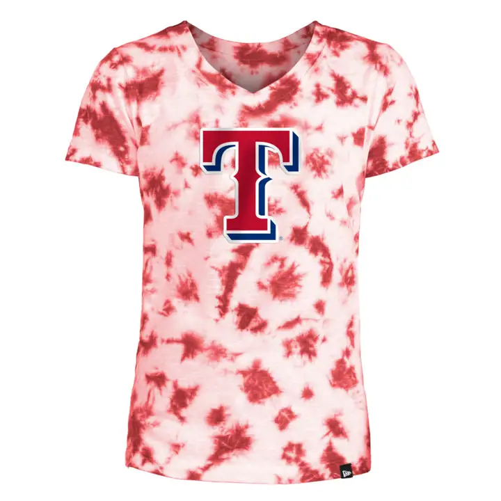 T-shirt Tie-Dye Filles Slub Texas Rangers MLB 22 rbl